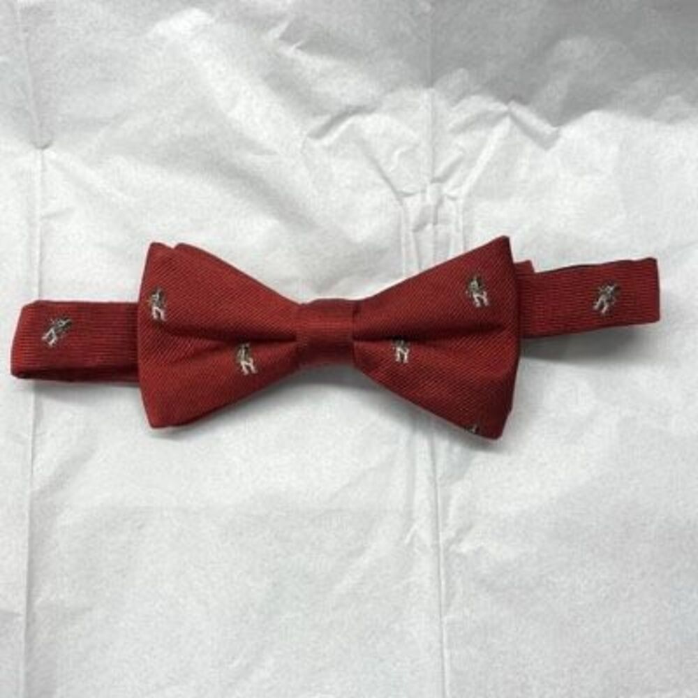 Tommy Hilfiger Bow Tie Holiday Christmas Dogs Basset Hound Red